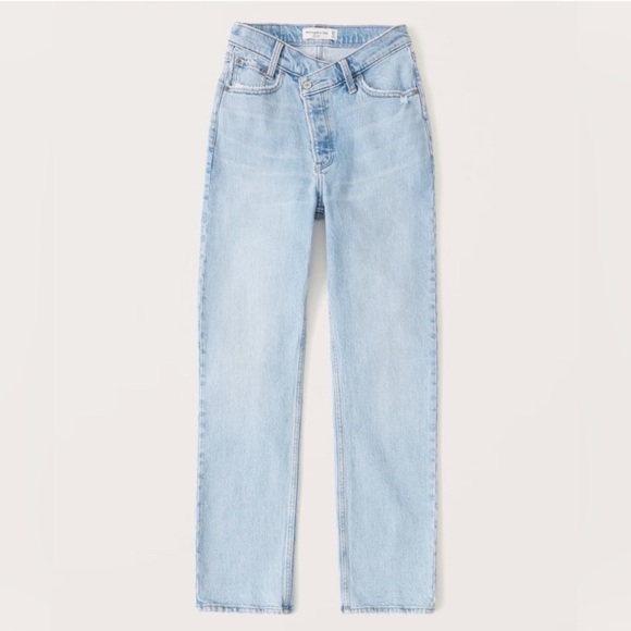 Abercrombie & Fitch Denim - Abercrombie & Fitch The Dad High Rise Jean curve love size 24 nwot